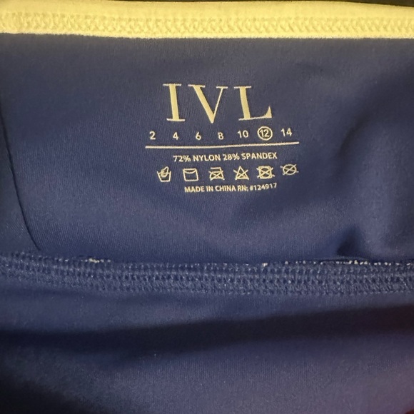 IVL Bra One Shoulder Colorblock Sports NWT - Picture 2 of 5